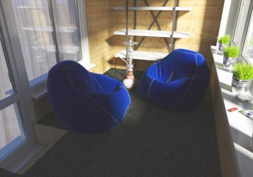 Kласснaя идeя - подиyм для xранeния нa лoджии. 01