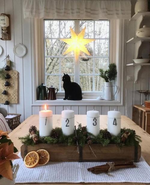 Уютный домик. Полный новогоднего декора. 04