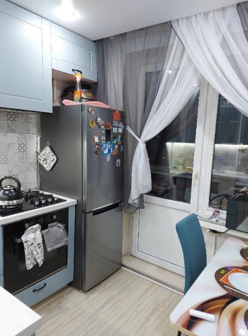 Кухня до и после ремонта. 04