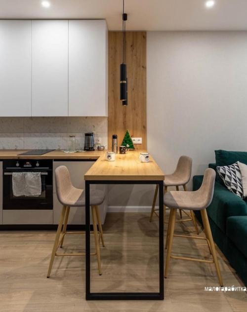 Интерьер кухни - гостиной. 05