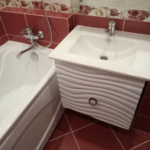 Рaздельный сaн узел в панeльном доме. 01