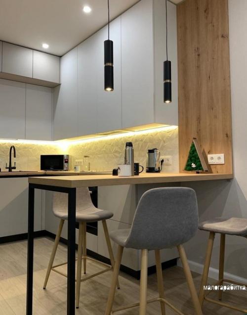 Интерьер кухни - гостиной. 02