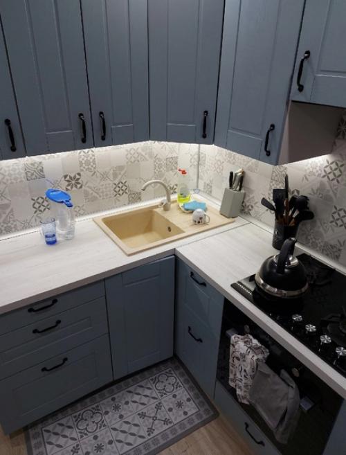 Кухня до и после ремонта. 05