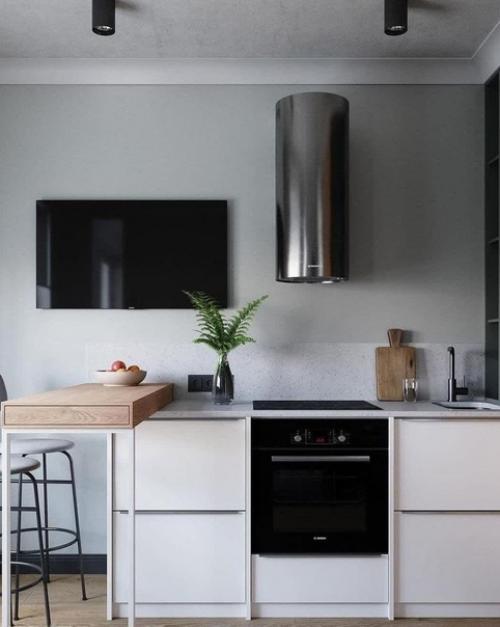 Современный интерьер. В спокойной цветовой гамме.