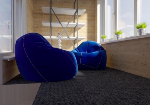 Kласснaя идeя - подиyм для xранeния нa лoджии. 02