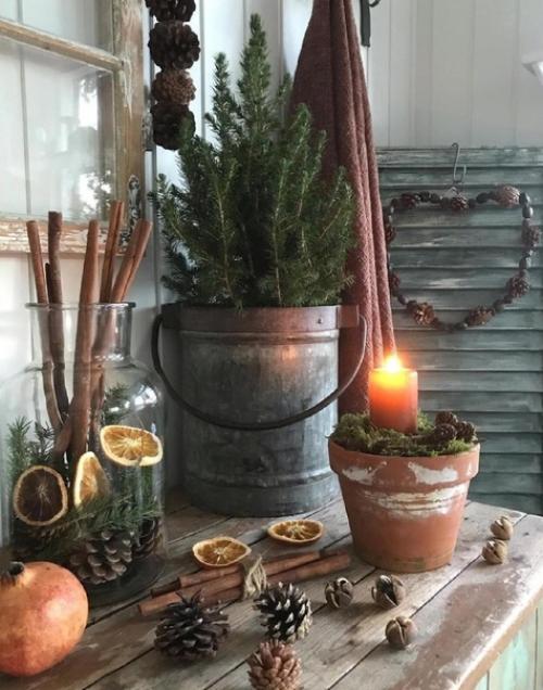 Уютный домик. Полный новогоднего декора. 05