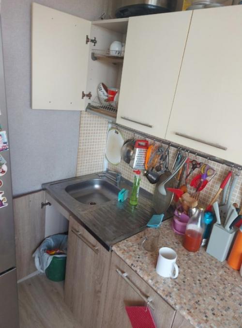 Кухня до и после ремонта. 02