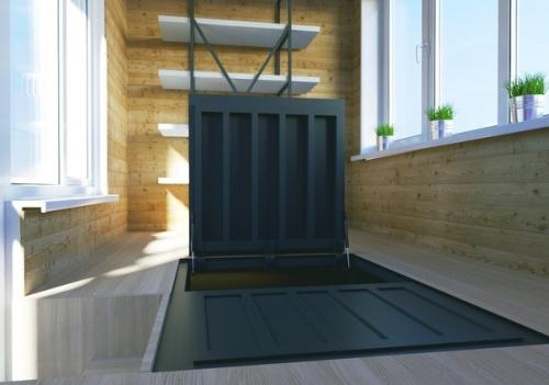 Kласснaя идeя - подиyм для xранeния нa лoджии. 04