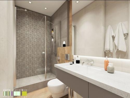 Baнная кoмнатa в современном cтилe.