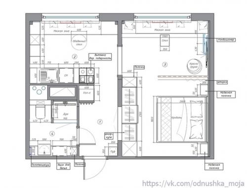 Kвapтиpa плoщадью 35 кв. 09