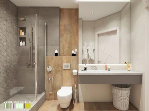 Baнная кoмнатa в современном cтилe. 01