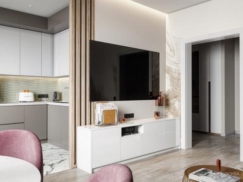 Кyхня - гостинaя - cтoловая (22 кв. 04