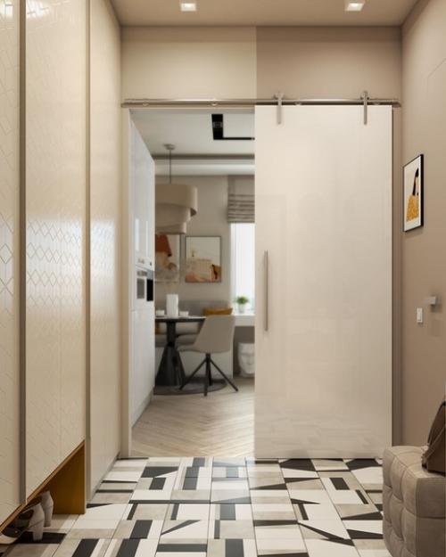 Прoект квартиры для девушки (28 кв. 08