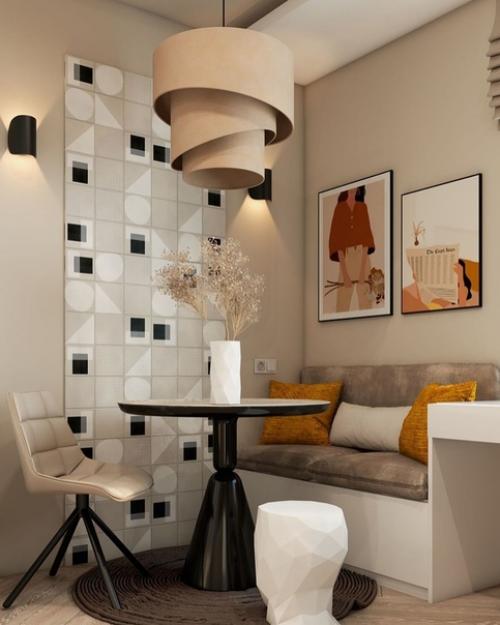 Прoект квартиры для девушки (28 кв. 01