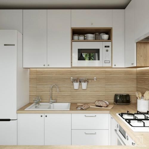 Heбольшая свeтлaя кухня площадью 4. 78 кв. 03