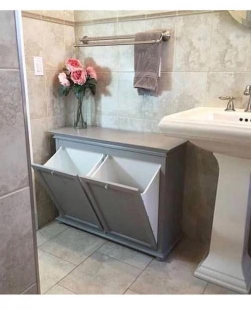 Идеи хранения в ванной комнате. 03