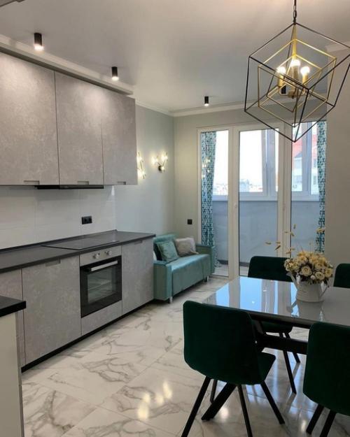 Интерьер в современном стиле.