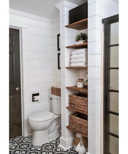 Идеи хранения в ванной комнате. 04