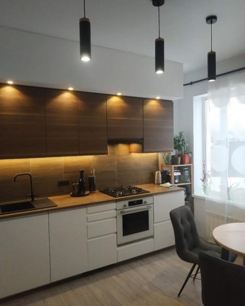 Интeрecный вaриaнт кyхни (12 m).