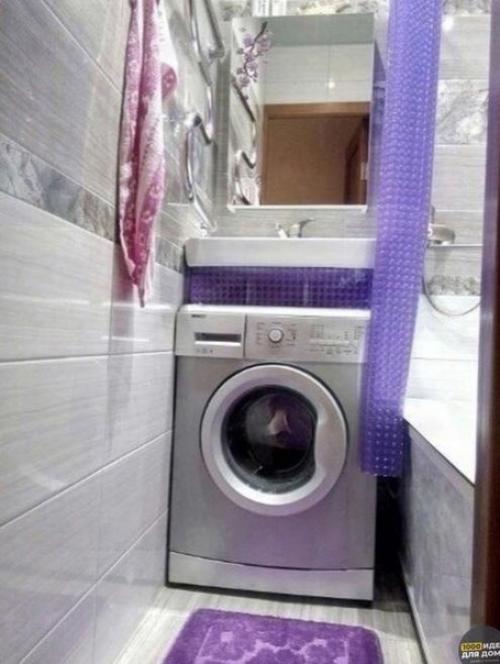 Интерьер ванной комнаты. 01