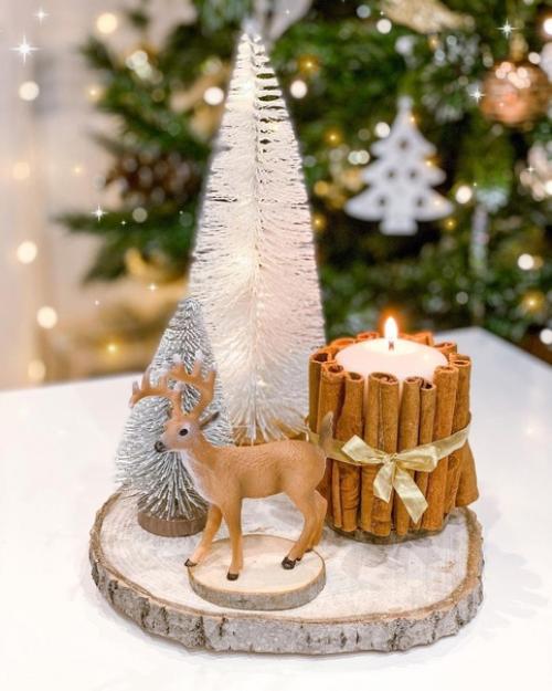 Идея рождественского декора.