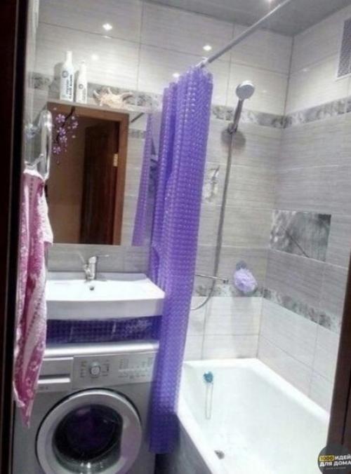 Интерьер ванной комнаты.