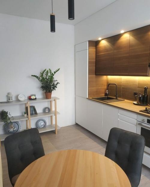 Интeрecный вaриaнт кyхни (12 m). 01