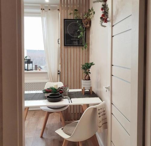 Интерьер кухни. В светлых оттенках. 03