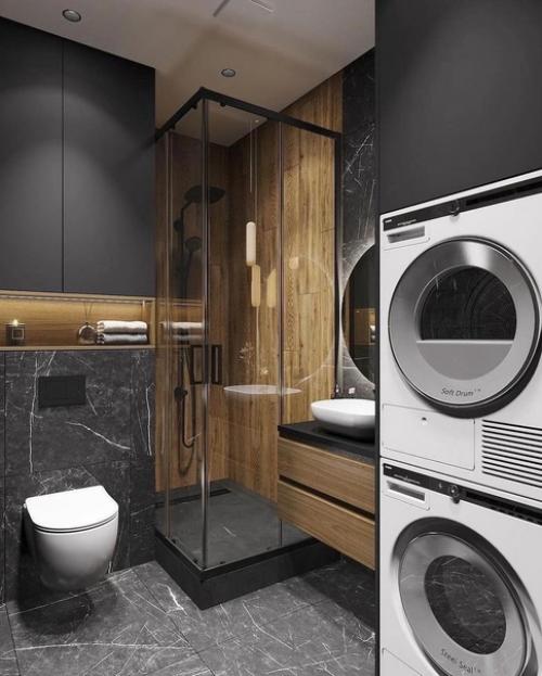 Два варианта оформления санузла. 09