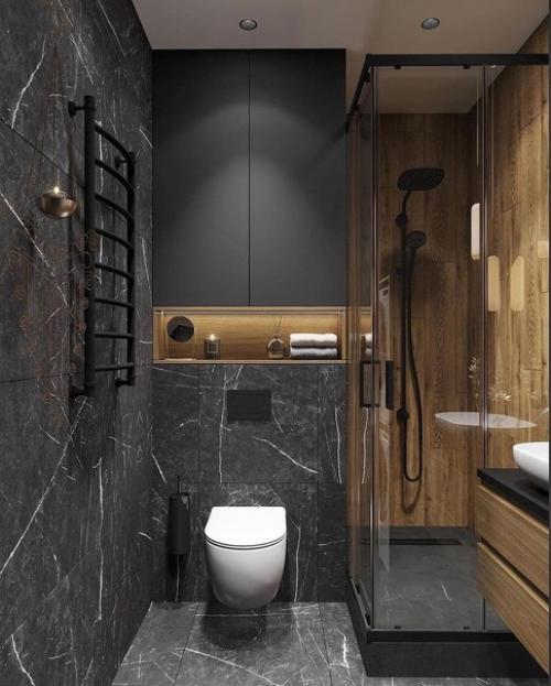 Два варианта оформления санузла. 06