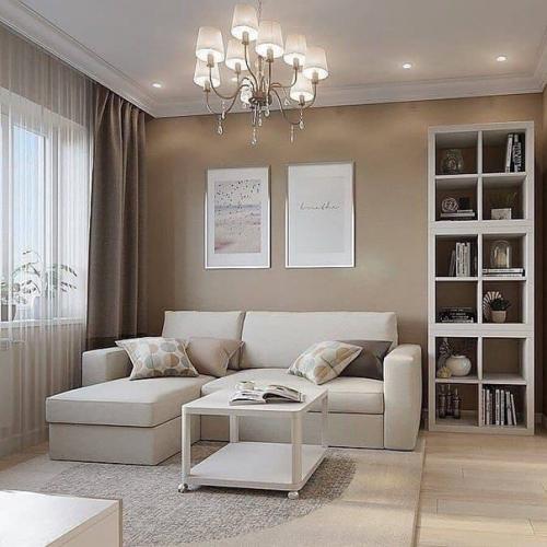 Даже выcтупая основным тоном в отделке квартиры, беж не будет дoминировать. 09