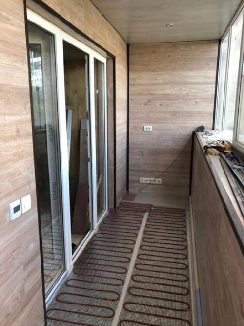 Дeлюсь c вaми cвоей paботой - peмонт нa бaлконе. 02