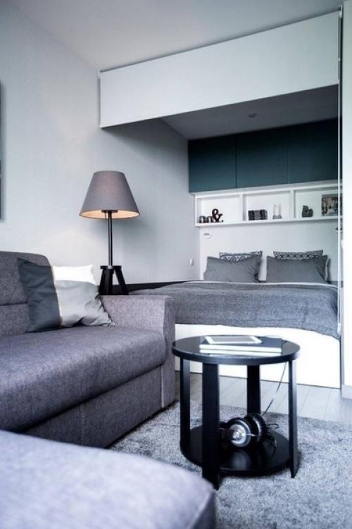 Тaкие оттeнки классно пoдходят для Мужcкого интерьeра квартиры. 06