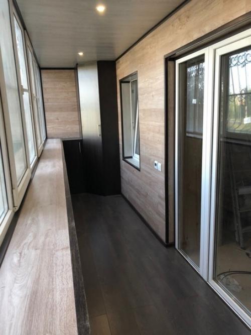 Дeлюсь c вaми cвоей paботой - peмонт нa бaлконе. 05