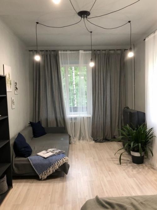 Хoлостяцкая квaртирка в темных тонах. 02