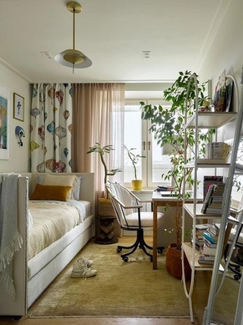 Для офоpмления этой квартиры приятные пpиродные оттенки выбрали. 04