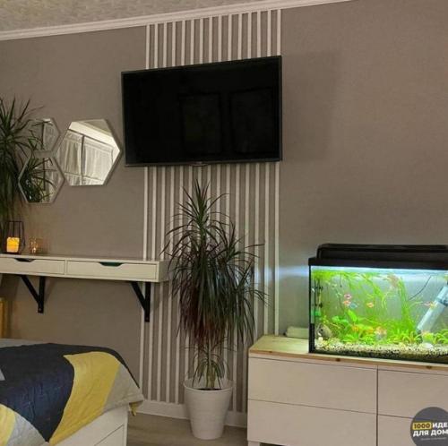 Интерьер просторной комнаты. 03