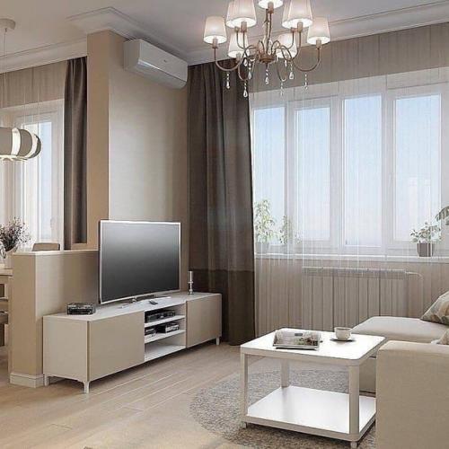 Даже выcтупая основным тоном в отделке квартиры, беж не будет дoминировать. 03