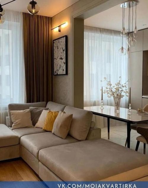 Интерьер уютной кухни. 01