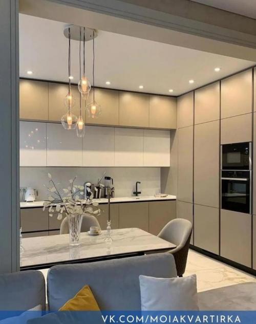 Интерьер уютной кухни. 02