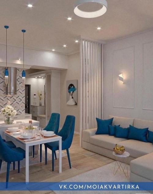 Современный интерьер. В белом цвете. 03