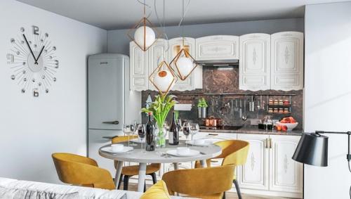 Стильная и современная кухня. 01