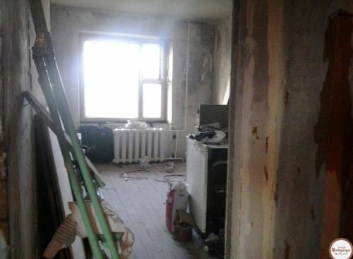 Процесс ремонта комнаты. 02