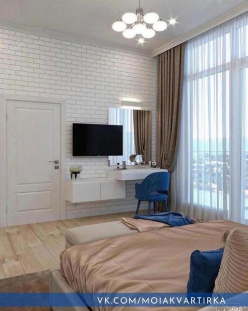 Современный интерьер. В белом цвете. 07