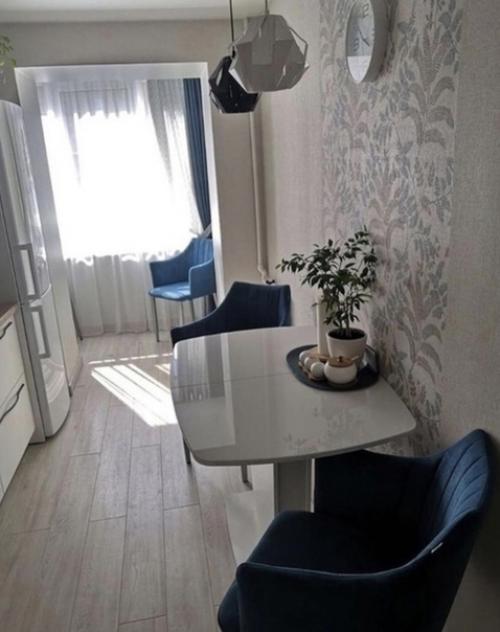 Просторная квартира. В спокойных оттенках.