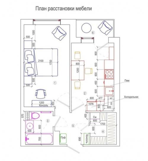 Дизайн - проект квартиры. 07