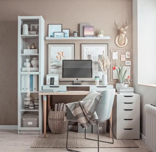 Уютная комната. В приятных оттенках.