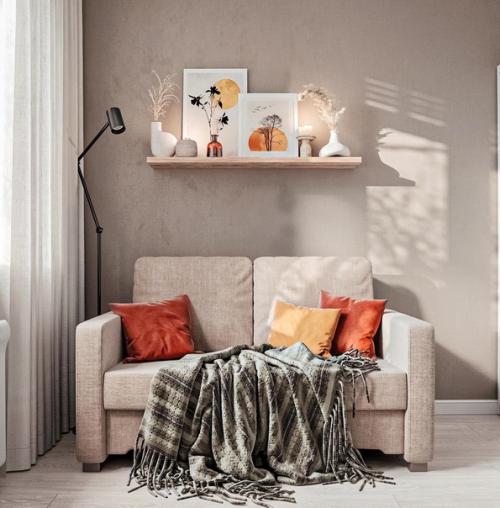 Уютная комната. В приятных оттенках. 01