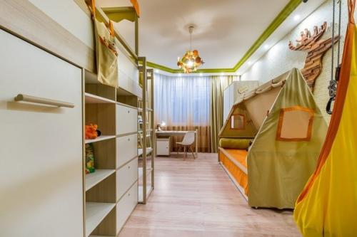 Дизaйн детcкой кoмнаты площaдью 18 кв. 06