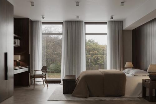 Современная спальня. В минималистичном стиле. 01